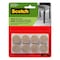 Scotch 3M Scotch Felt Self Adhesive Protective Pad Beige Round 1 in. W 32 pk SP802-NA - alternate 1
